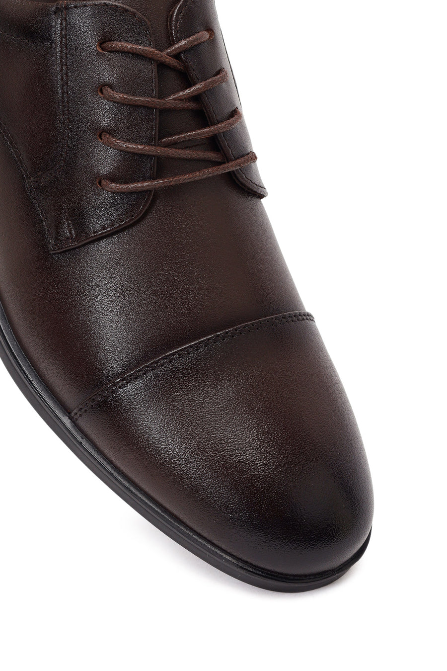 Men's Brown Laced Leather Classic Shoes