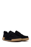 Male Black Lace-up Nubuck Leather Casual Shoes | Derimod