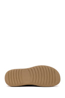 Male Khaki Lace-up Nubuck Leather Casual Shoes | Derimod
