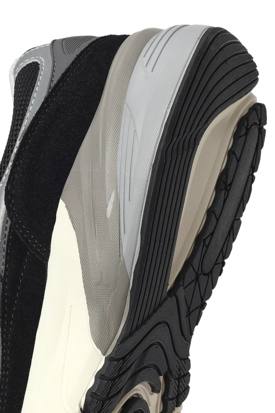 Men's Black Thick Sole Lace Up Leather Sneaker