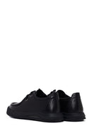 Male Black Lace-Up Leather Casual Shoes | Derimod