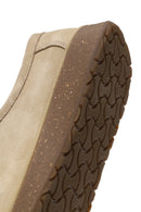 Male Beige Lace-Up Nubuck Leather Casual Shoes | Derimod