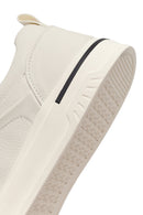 Erkek Beyaz Bağcıklı Deri Sneaker | Derimod
