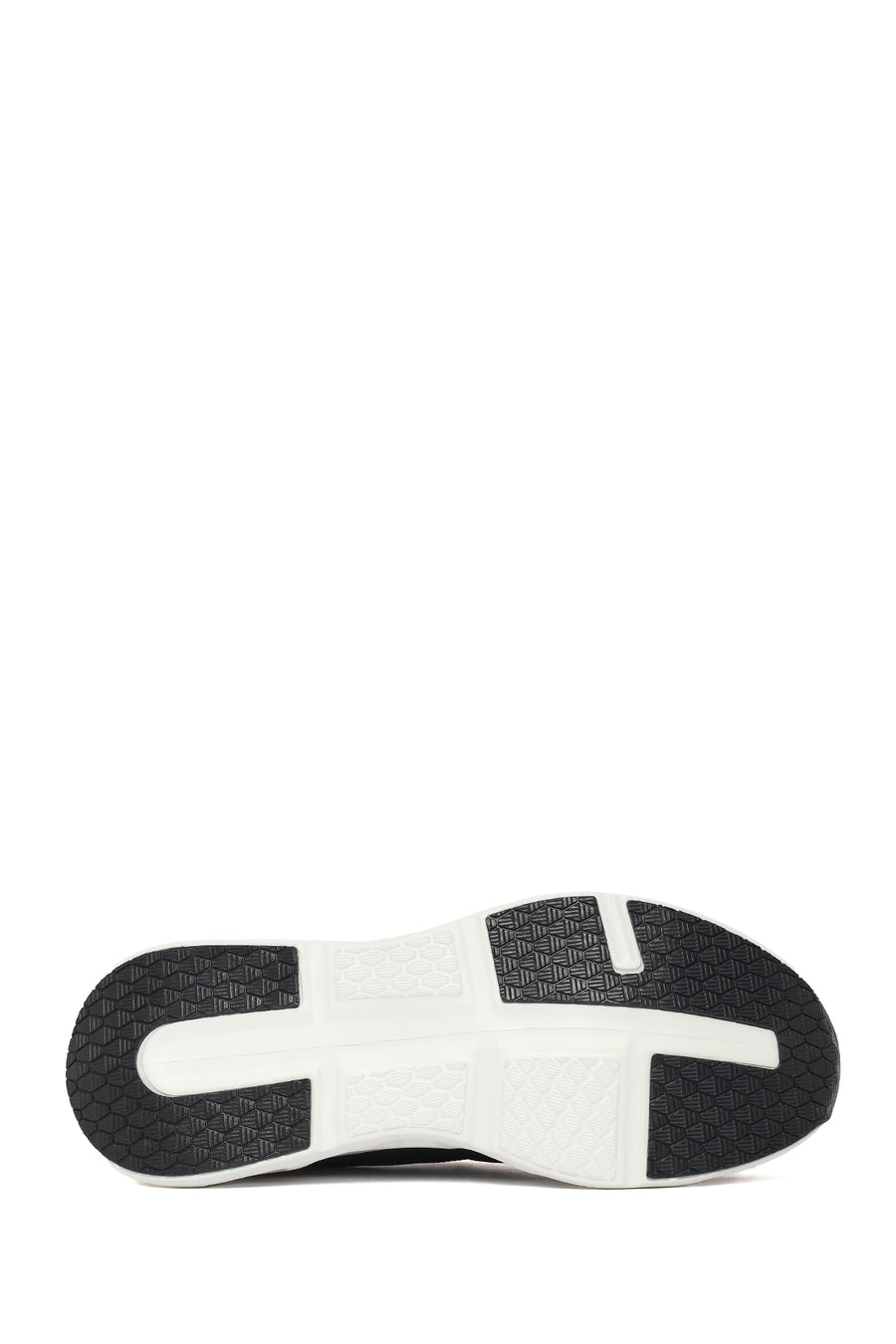 Derimod Zero Male Black Thick-Soled Lace-Up Fabric Sneakers
