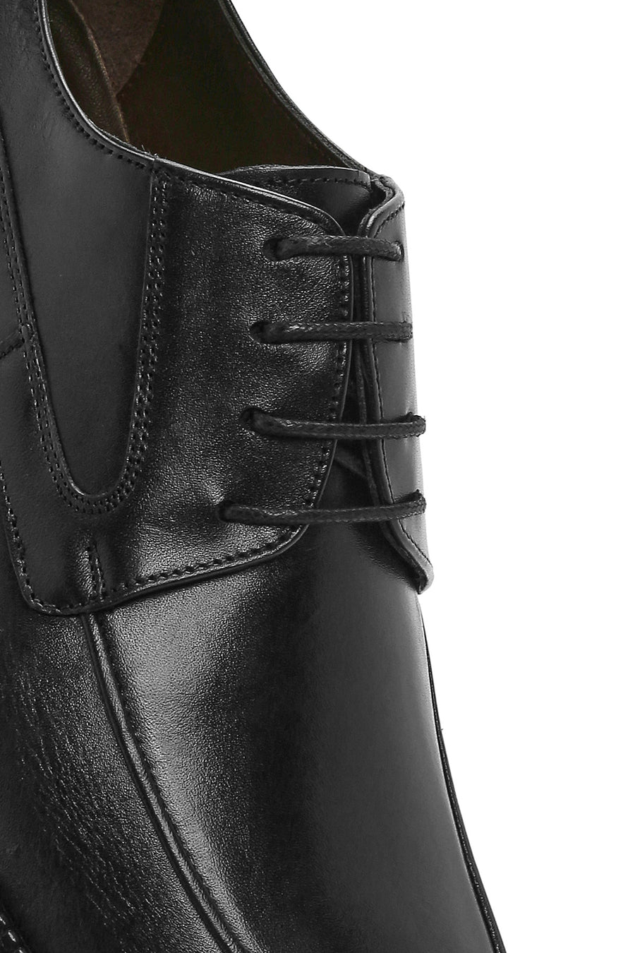 Men's Black Lace-up Leather Casual Shoes
