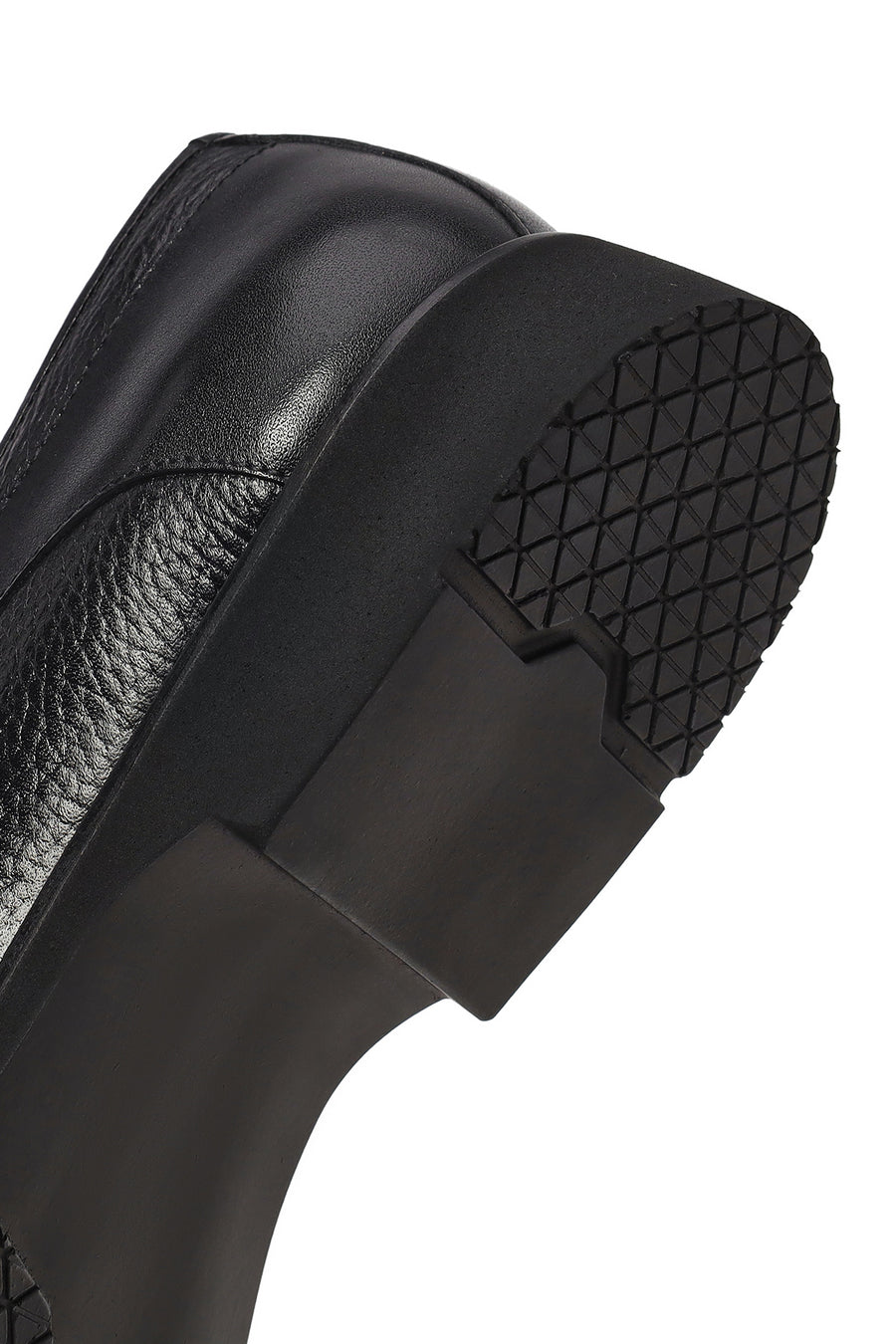 Men's Black Lace-up Leather Casual Shoes