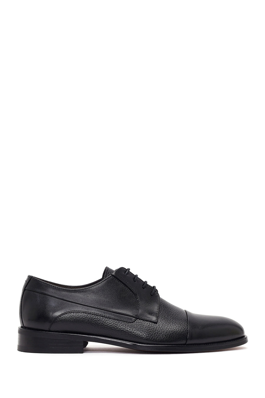 Men's Black Laced Leather Classic Shoes 26SFD7042FT | Derimod