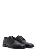 Men's Black Laced Leather Classic Shoes | Derimod