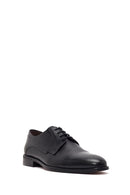 Men's Black Laced Leather Classic Shoes | Derimod