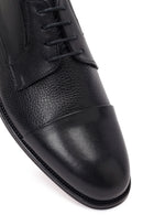 Men's Black Laced Leather Classic Shoes | Derimod