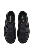 Men's Black Leather Casual Shoes | Derimod
