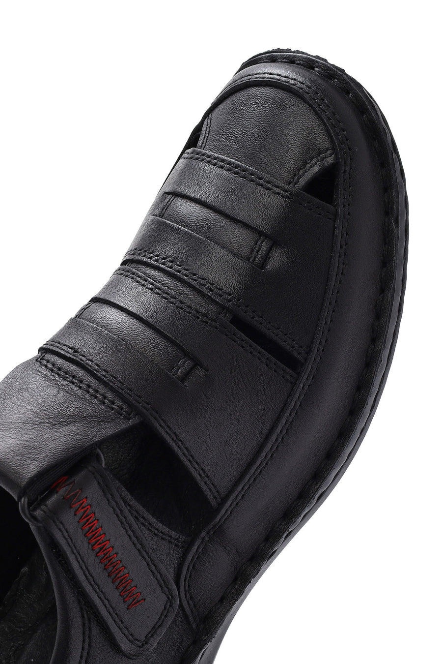 Men's Black Leather Casual Shoes