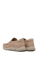 Erkek Bej Nubuk Deri Casual Loafer | Derimod