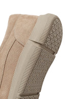 Erkek Bej Nubuk Deri Casual Loafer | Derimod