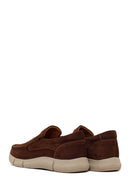 Men's Brown Nubuck Leather Casual Loafer | Derimod