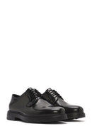 Male Black Lace-up Leather Casual Shoes | Derimod
