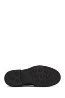 Male Black Lace-up Leather Casual Shoes | Derimod