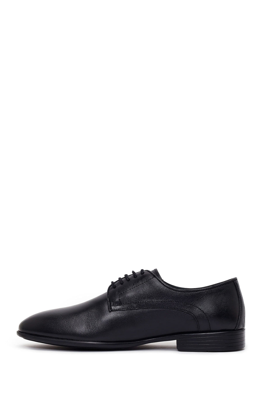 Male Black Lace-Up Leather Classic Shoes