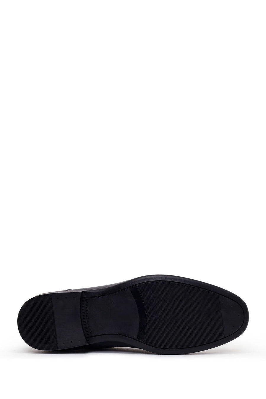 Male Black Lace-Up Leather Classic Shoes