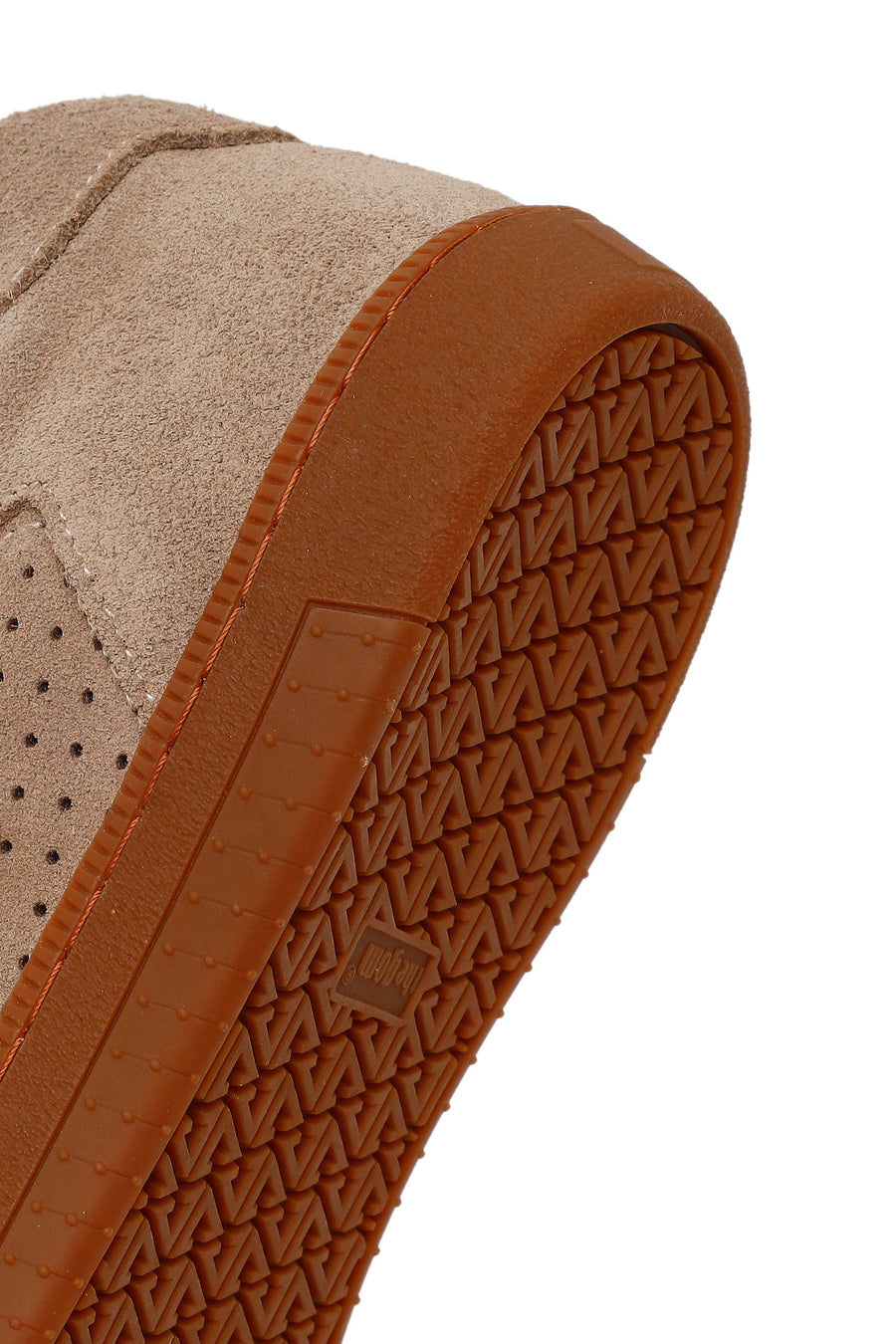 Erkek Bej Bağcıklı Süet Deri Sneaker