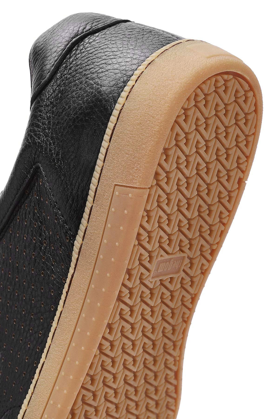 Erkek Siyah Bağcıklı Deri Sneaker