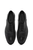 Men's Black Laced Leather Classic Shoes | Derimod