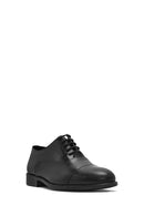 Men's Black Laced Leather Classic Shoes | Derimod