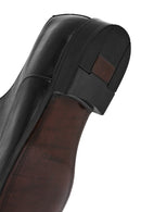 Men's Black Laced Leather Classic Shoes | Derimod