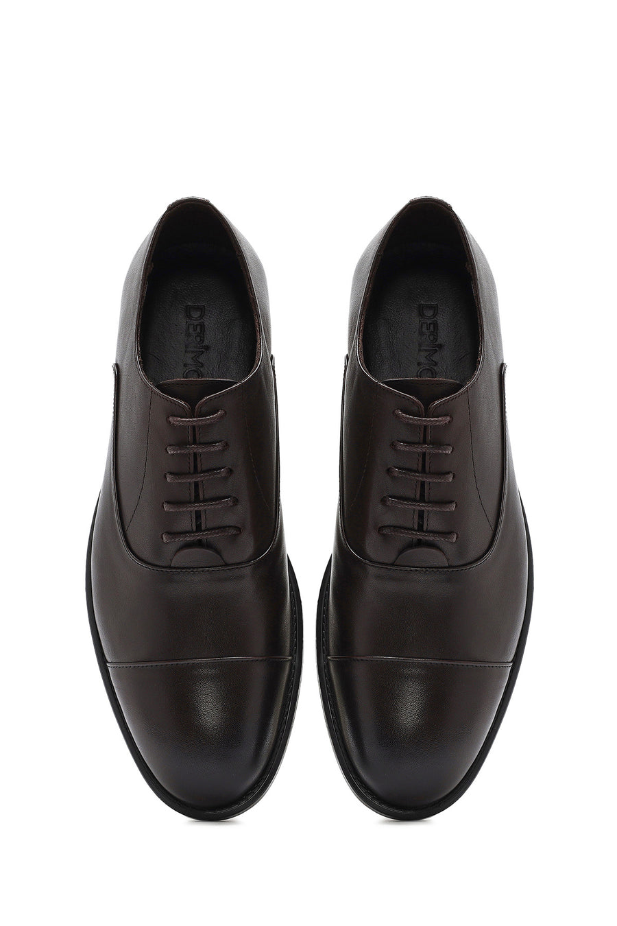 Men's Brown Laced Leather Classic Shoes