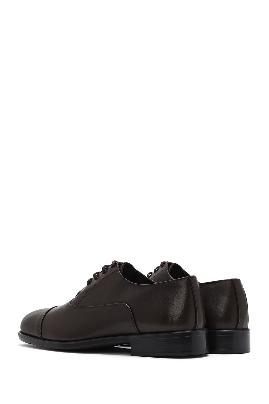 Men's Brown Laced Leather Classic Shoes