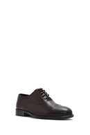 Men's Brown Laced Leather Classic Shoes | Derimod