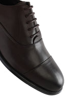 Men's Brown Laced Leather Classic Shoes | Derimod