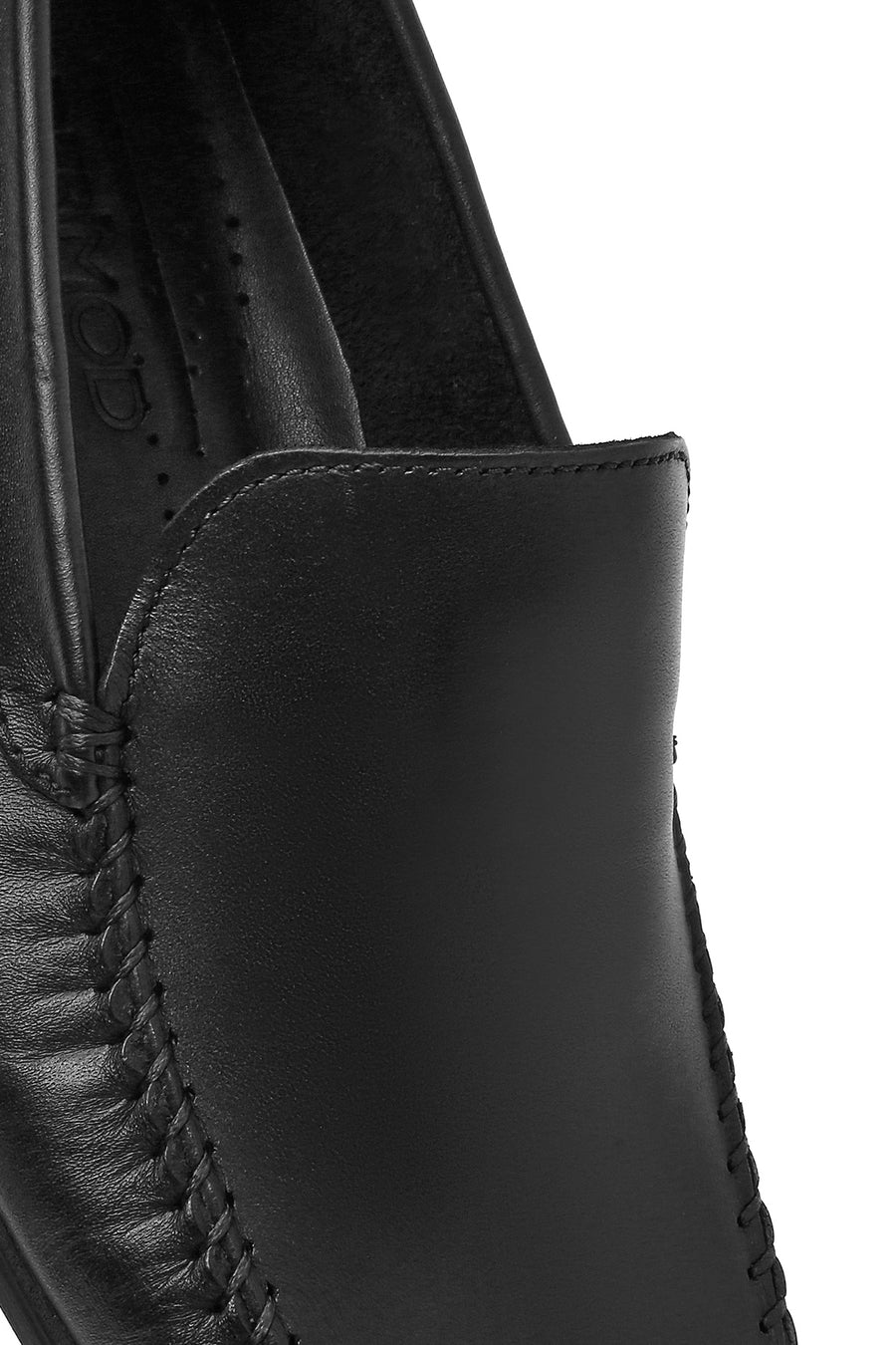 Men's Black Leather Loafer
