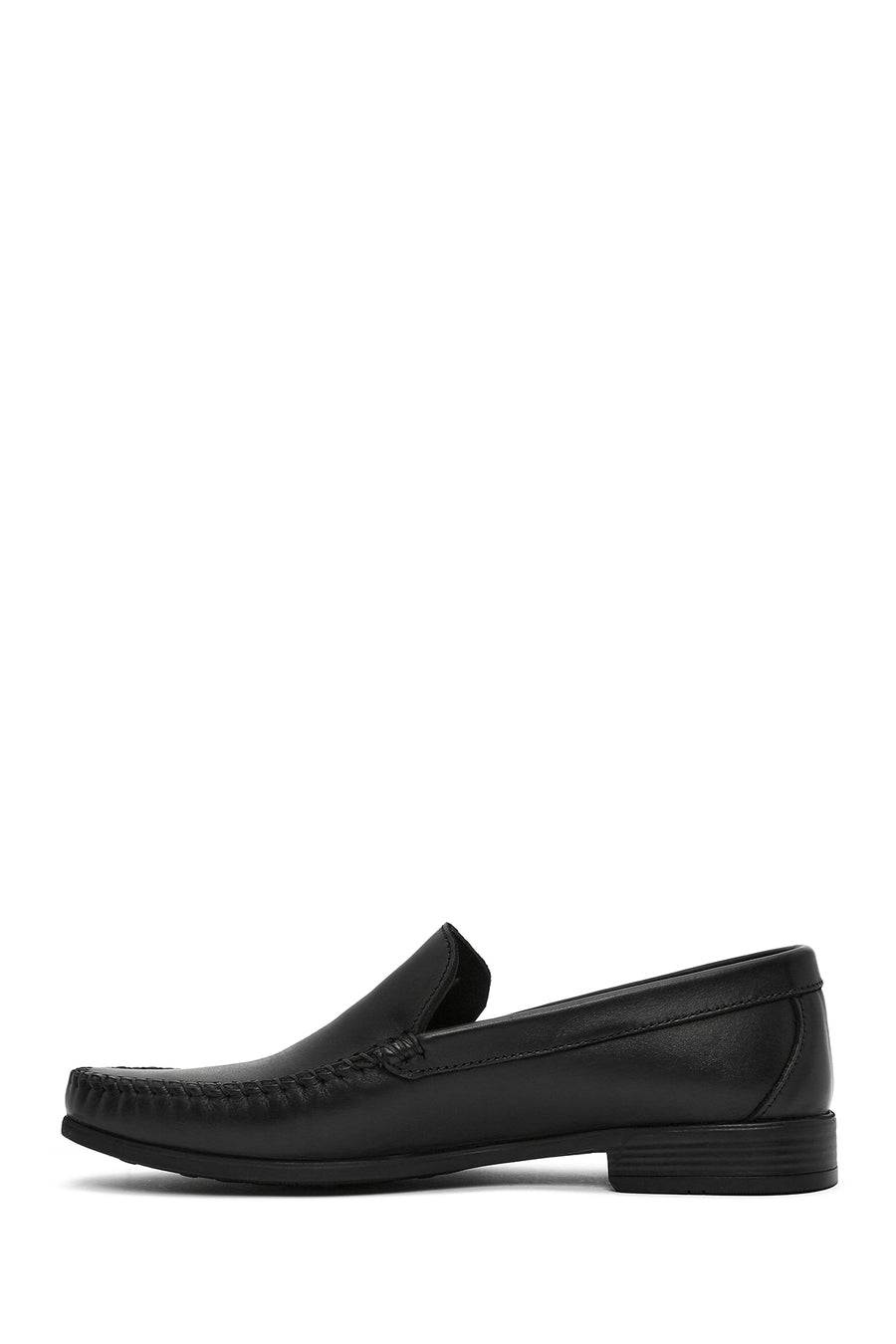 Men's Black Leather Loafer