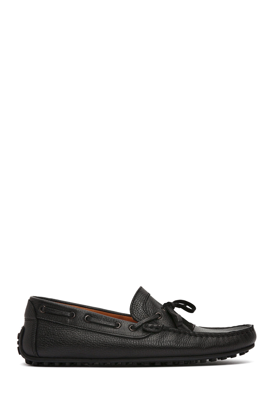 Erkek Siyah Püsküllü Deri Loafer 26SFD7548FT | Derimod