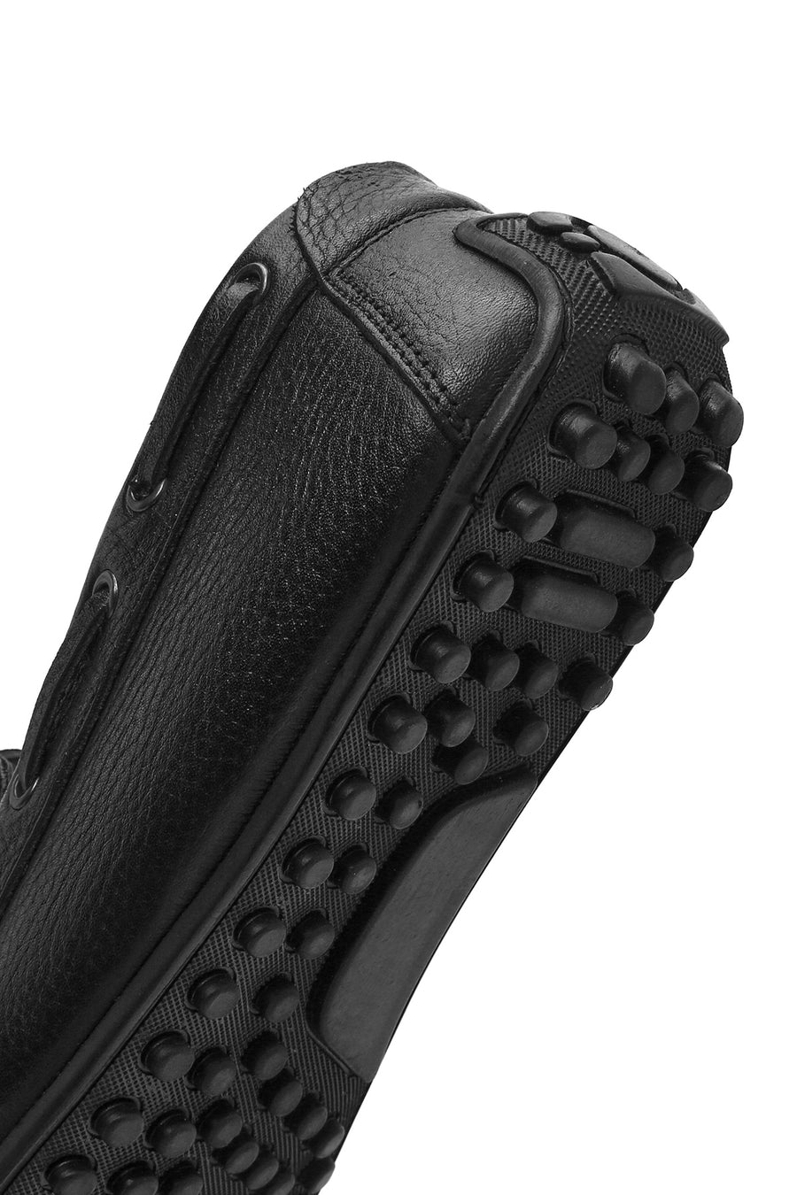 Erkek Siyah Püsküllü Deri Loafer