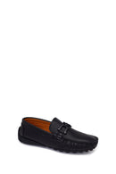 Erkek Siyah Tokalı Deri Loafer | Derimod