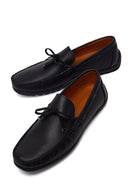 Male Black Leather Loafer | Derimod