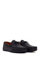 Male Black Leather Loafer | Derimod
