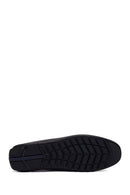 Male Black Leather Loafer | Derimod