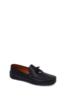 Male Black Leather Loafer | Derimod