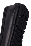 Male Black Leather Loafer | Derimod