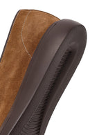 Men's Mink Chunky Suede Leather Loafers | Derimod
