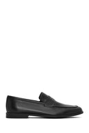 Erkek Siyah Deri Loafer | Derimod
