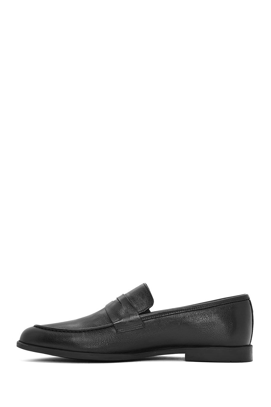 Erkek Siyah Deri Loafer