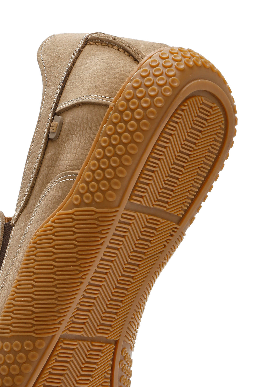 Men's Beige Nubuck Leather Comfort Loafer