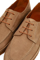Men's Beige Lace-Up Nubuck Leather Casual Shoes | Derimod