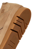 Men's Beige Lace-Up Nubuck Leather Casual Shoes | Derimod