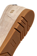 Men's Beige Suede Leather Loafer | Derimod