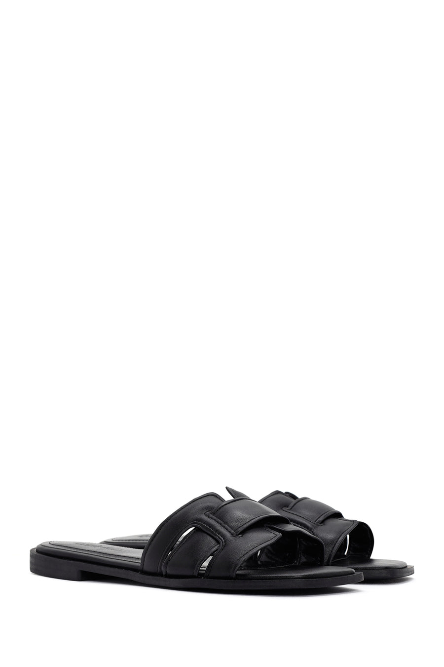 Women's Black Slippers
